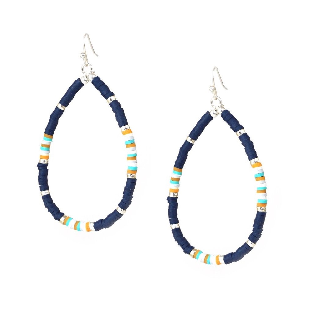 Marlyn Schiff - Andi Beaded Open Drop Earrings